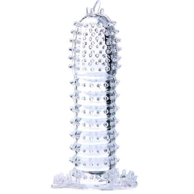 BAILE - Penishülle mit transparenten Reizpunkten 14 cm