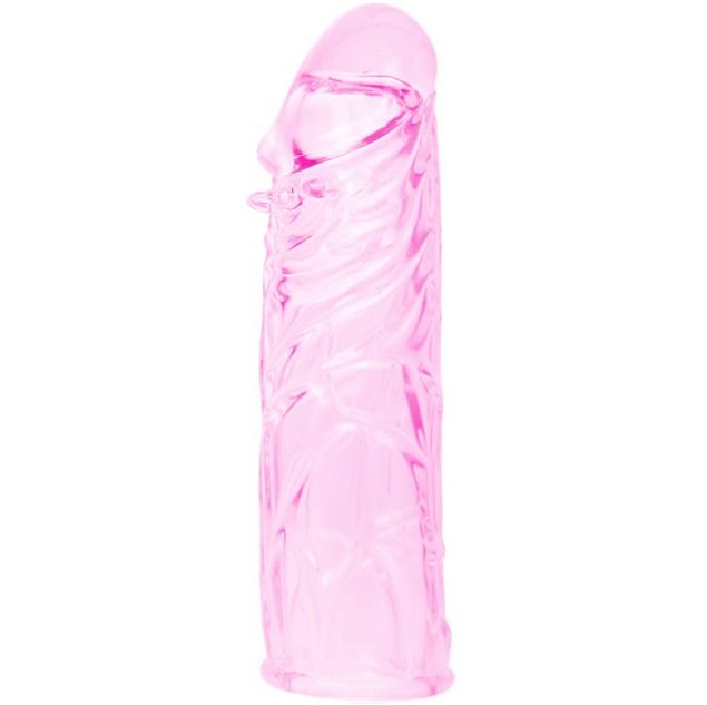 BAILE - Rosa stimulierende Penishülle aus Silikon 13 cm