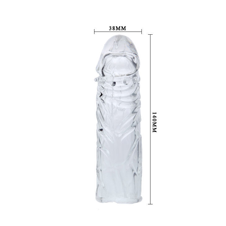 BAILE - Transparente Silikonpenishülle 13 cm