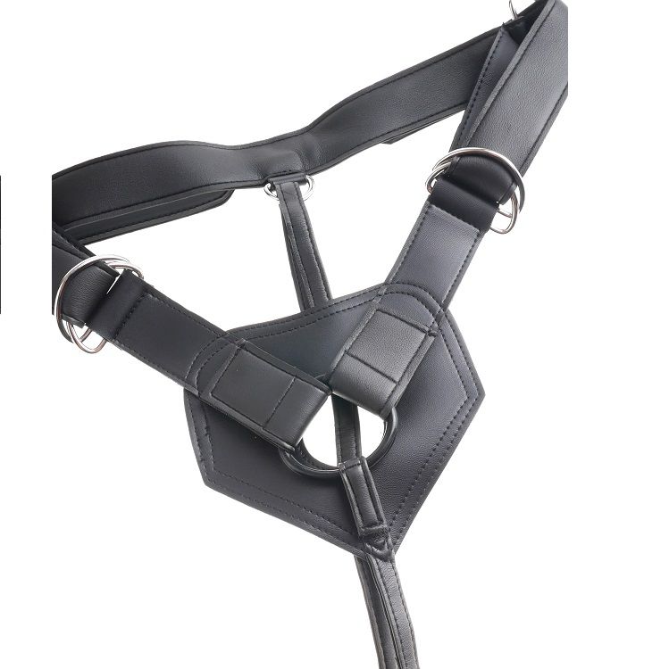 KING COCK - Harness mit realistischem Naturpenis 22,9 cm