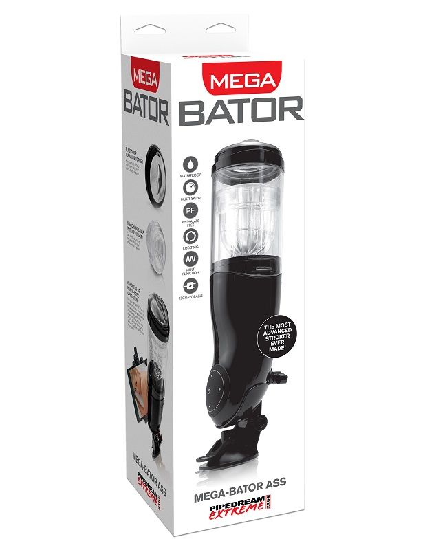 EXTREME TOYZ - PDX MEGA BATOR USB männlicher Masturbator Ano Schwarz
