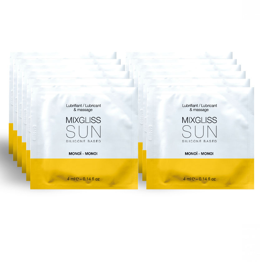 MIXGLISS - Schmiermittel Aroma Monoi 12 auf Silikonbasis, Einzeldosis 4ml