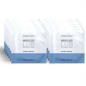 MIXGLISS - Natürliches Gleitgel auf Wasserbasis 12 Einzeldosen 4 ml
