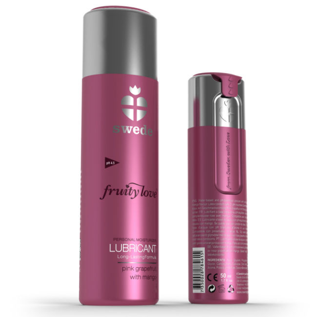 SWEDE - FRUITY LOVE Gleitgel Rosa Grapefruit mit Mango 50 ml