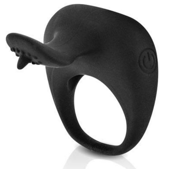PRETTY LOVE - THIMBLE VIBRATORRING Schwarz