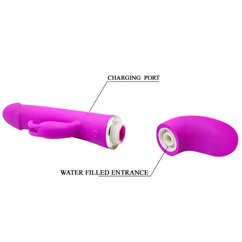 PRETTY LOVE - HENRY VIBRATOR MIT 12 VIBRATIONS-MODI UND SQUIRT-FUNKTION