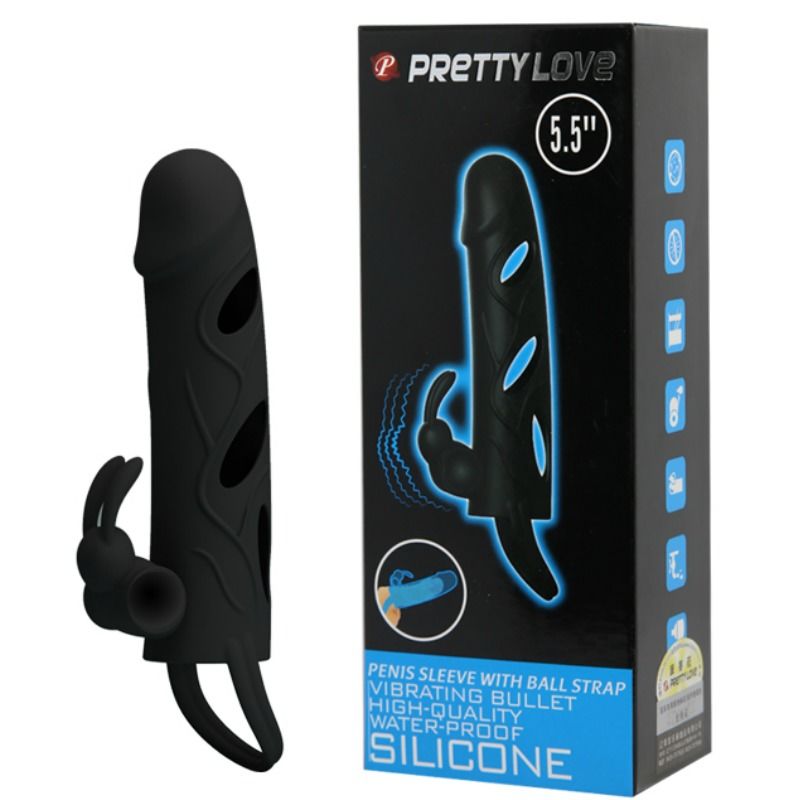 Silikonhülle mit Vibration 14 cm 1.0