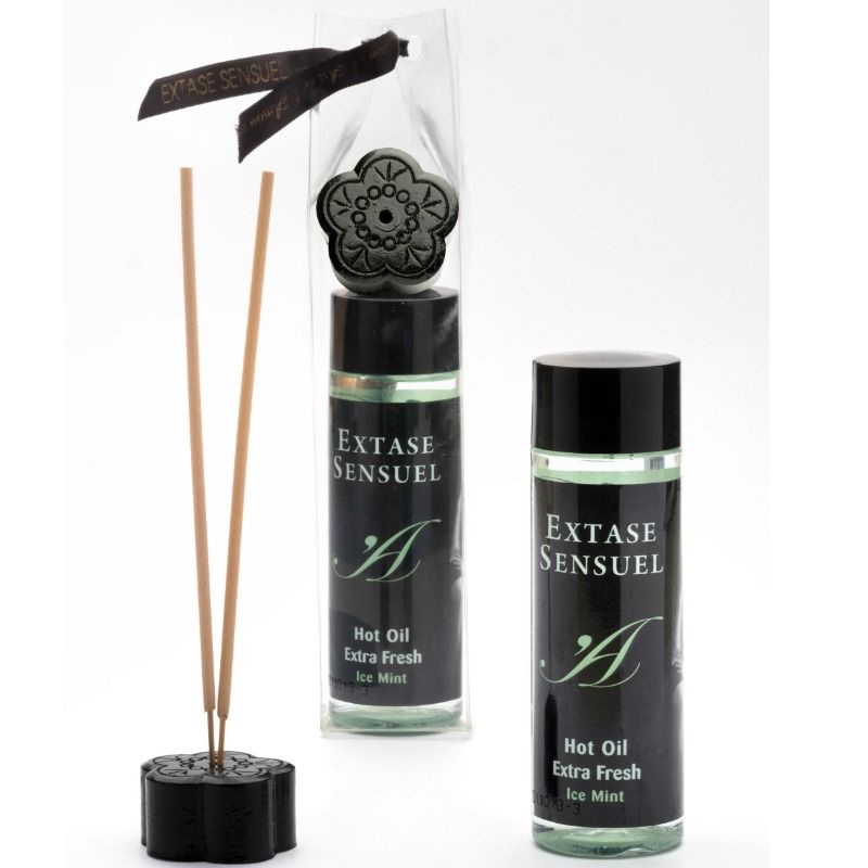 EXTASE SENSUAL - Massageöl mit extra frischem Eis-Effekt 100 ml