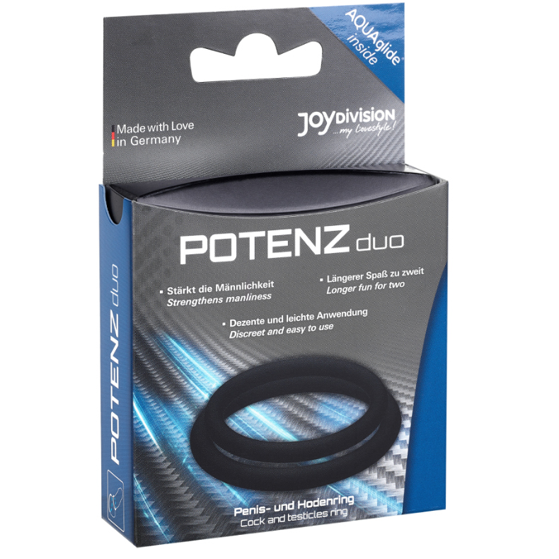 JOYDIVISION POTENZDUO - Schwarzer Ring - M