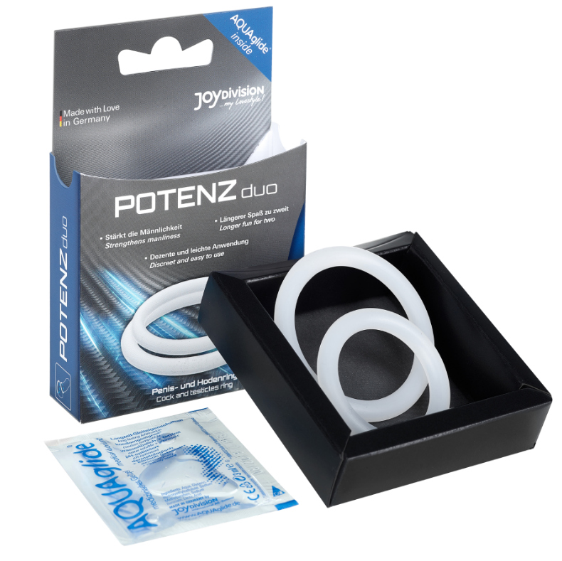 JOYDIVISION POTENZDUO - Ring Weiß - M