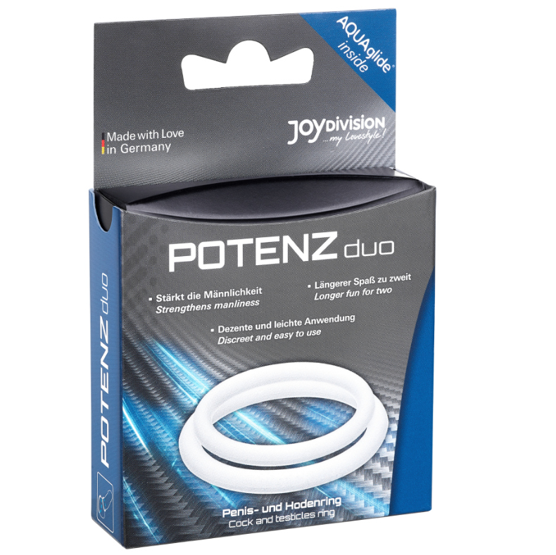 JOYDIVISION POTENZDUO - Ring Weiß - M