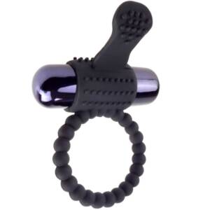 FANTASY C-RINGZ - Schwarzer Vibrationsring aus Silikon