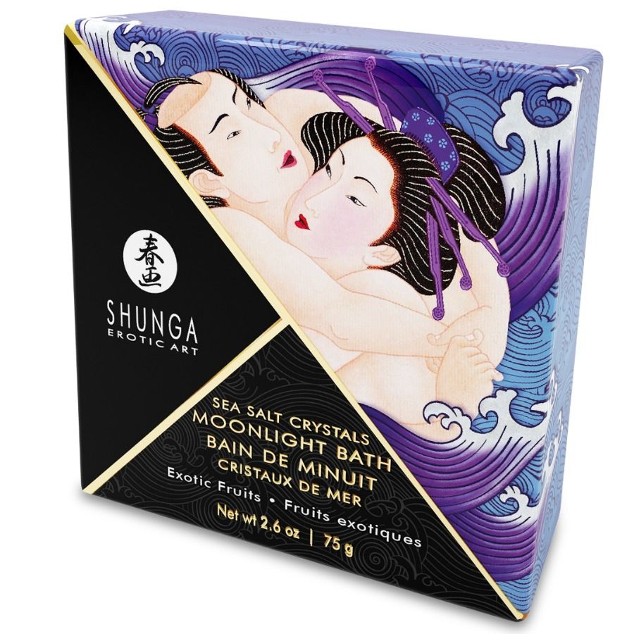 SHUNGA - Badesalz mit exotischem Lila-Geschmack 75 g
