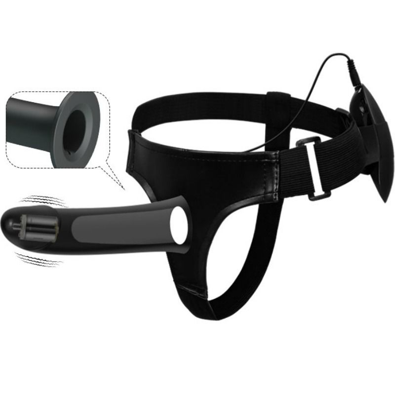 PRETTY LOVE - VITO Strap-On mit Hohldildo und Vibration 17,3 cm