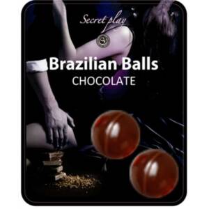 SECRETPLAY - 2 BRASILIANISCHE KUGELN SCHOKOLADE