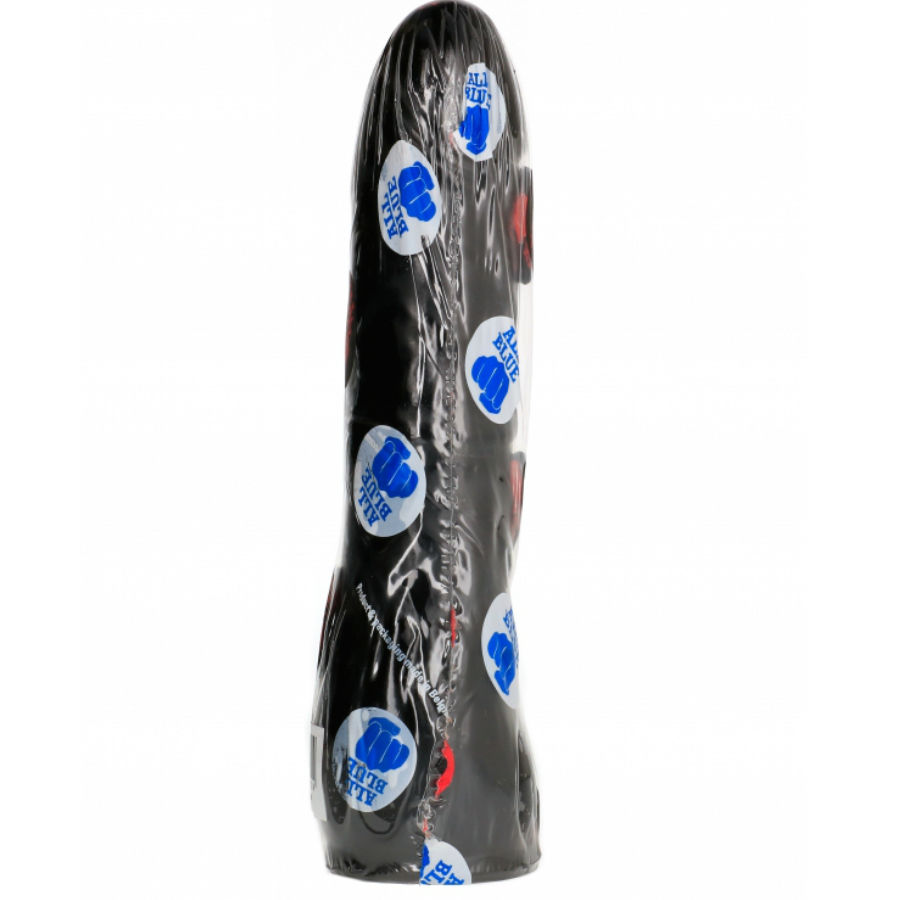 ALL BLACK - Dildo Schwarz Realistisch 20 cm