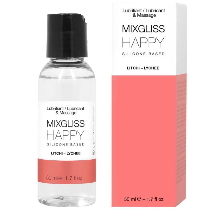 MIXGLISS - HAPPY LITCHI Silikon-Gleitgel 50 ml