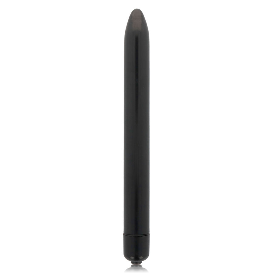 GLOSSY - Schlanker Vibrator Schwarz