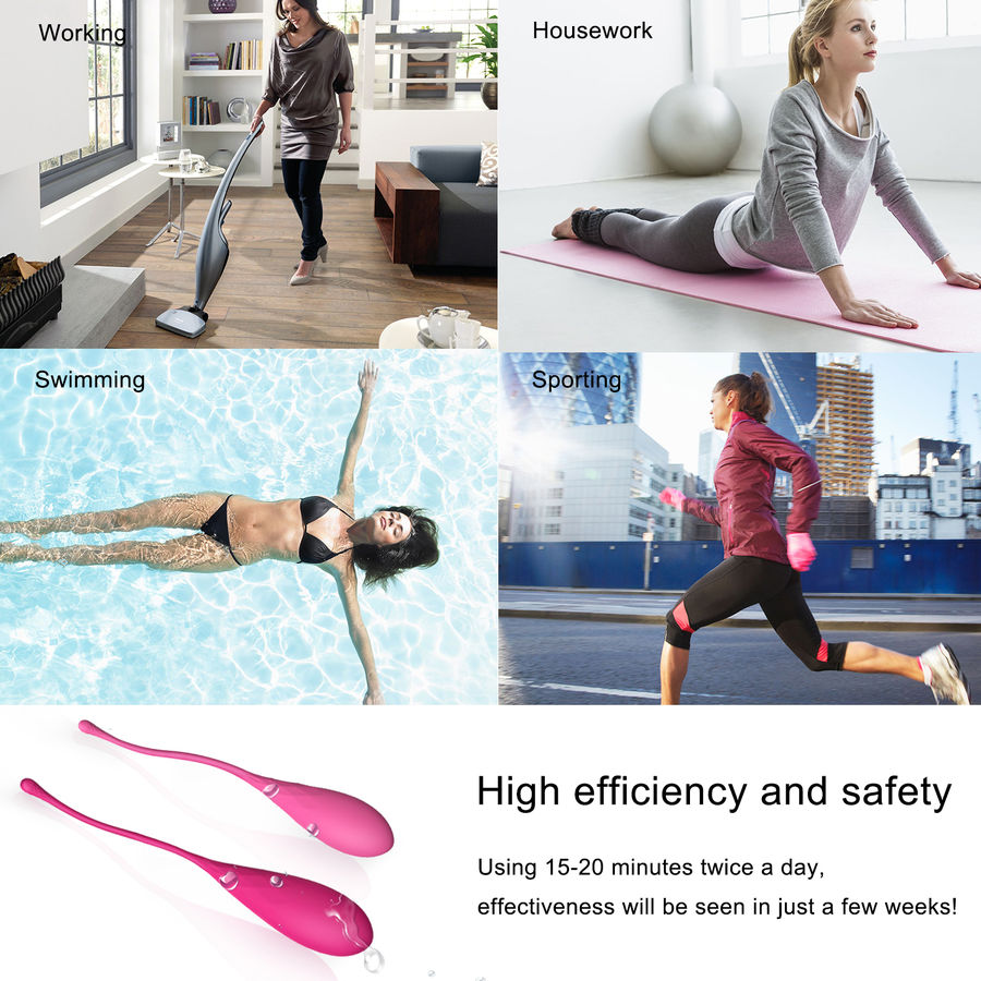 LESLIE - KEGEL FIT Beckenbodentraining-Set 6 Stücke
