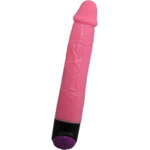 BAILE - Bunter realistischer Vibrator Rosa 23 cm