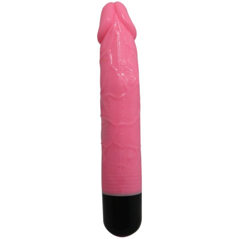 BAILE - Bunter realistischer Vibrator Rosa 23 cm