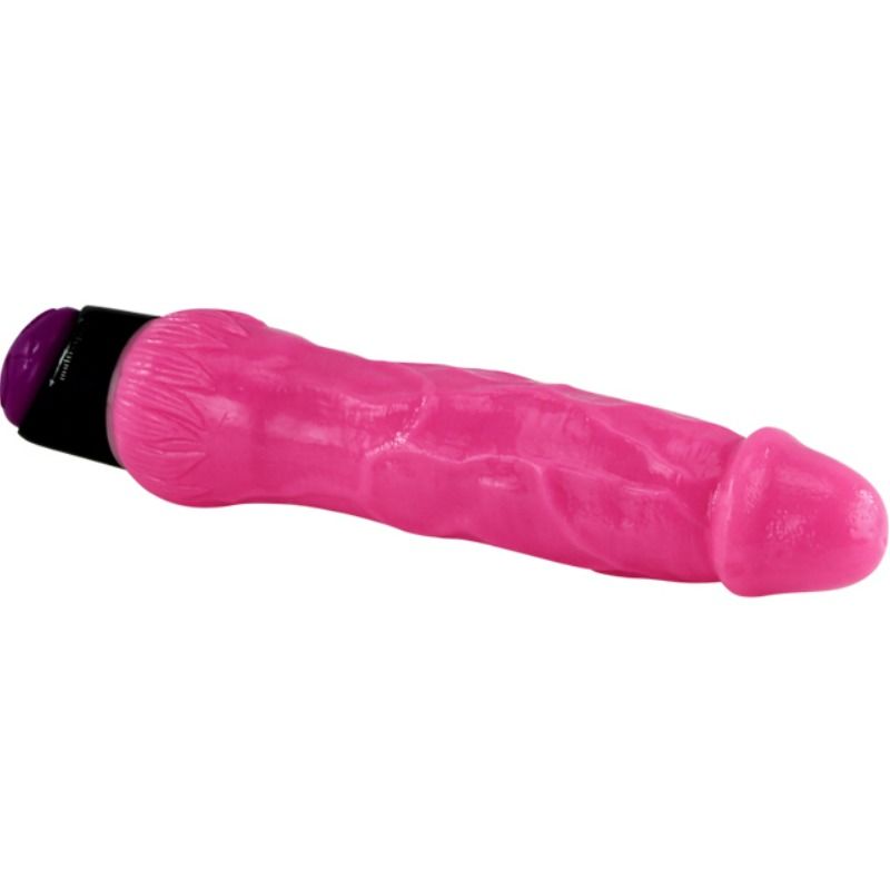 BAILE - Bunter realistischer Vibrator Rosa 24 cm