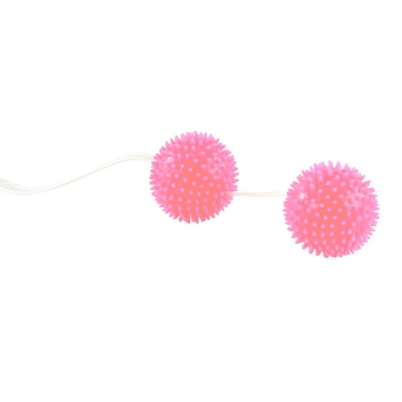BAILE - Rosa strukturierte Bälle 3,6 cm. Ein tiefes Vergnügen.