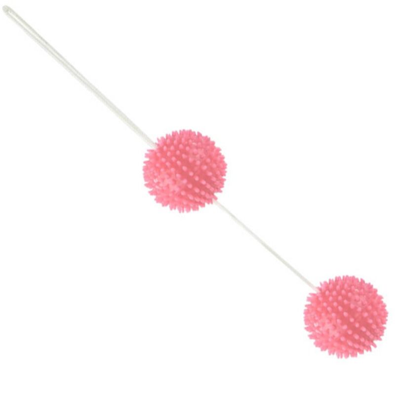 BAILE - Rosa strukturierte Bälle 3,6 cm. Ein tiefes Vergnügen.
