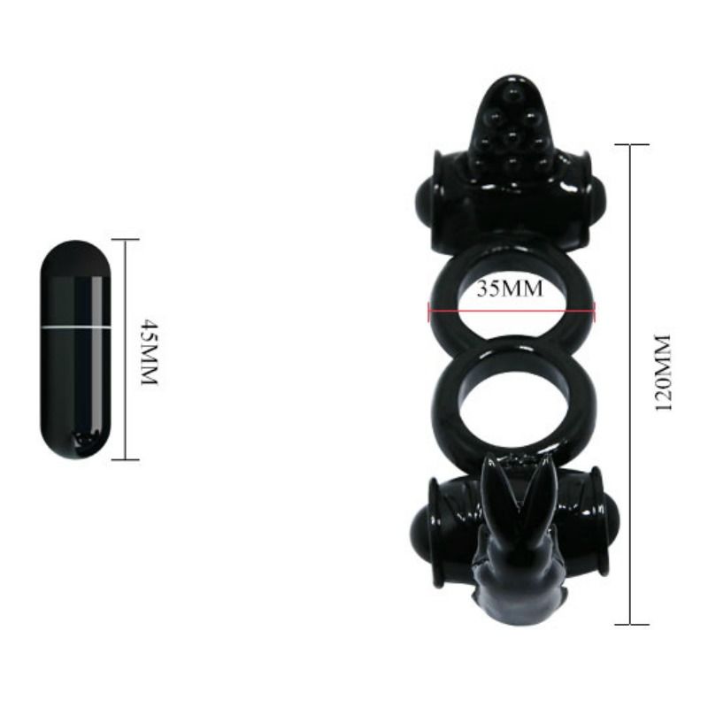 BAILE - SWEET RING Doppelding mit Doppelhase