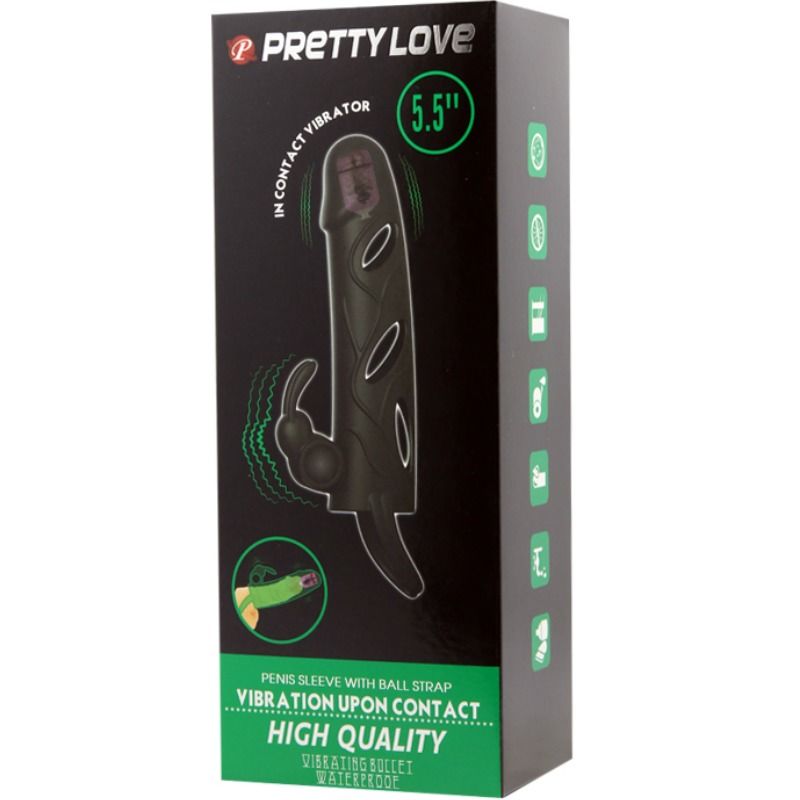 Entdecken Sie die aufregende PRETTY LOVE Silikonhülle mit Vibration! Mit einer Länge von 14 cm und einem ergonomischen Design sorgt dieses innovative Toy für unvergessliche Momente der Lust. Die sanften Vibrationen stimulieren gezielt und intensiv, während das hochwertige Silikon für ein angenehmes Hautgefühl sorgt. Perfekt für alle, die neue Höhepunkte erleben möchten. Lassen Sie sich von der PRETTY LOVE Silikonhülle verführen und genießen Sie unvergessliche Stunden voller Leidenschaft!