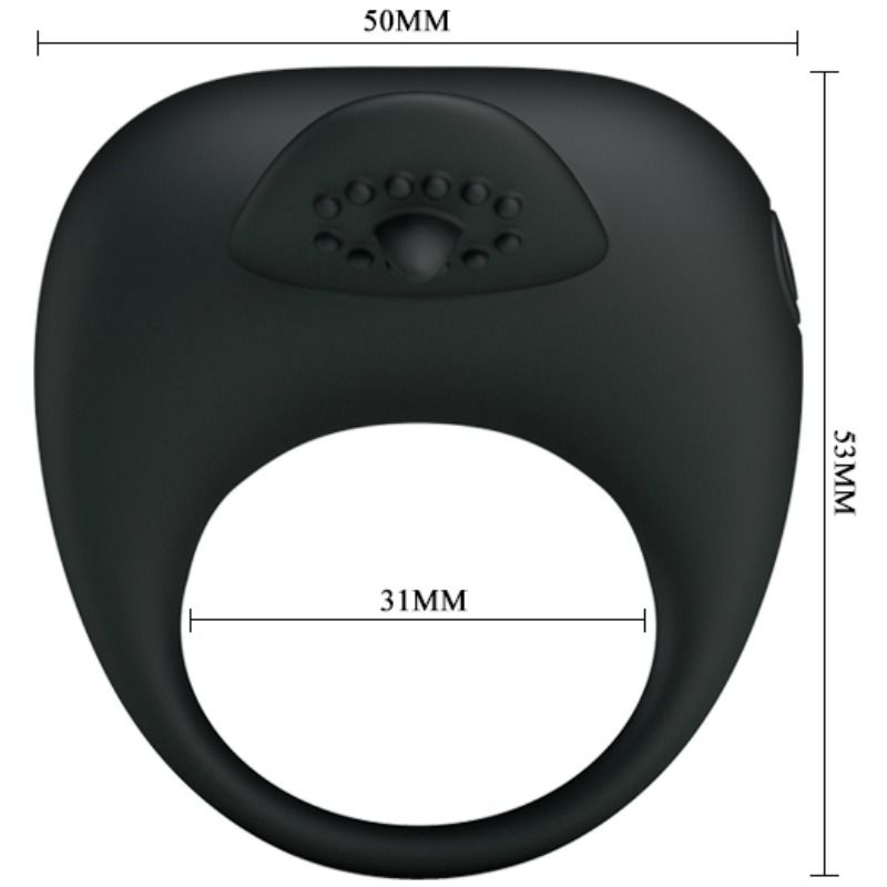 PRETTY LOVE - Vibrationsring mit Zunge