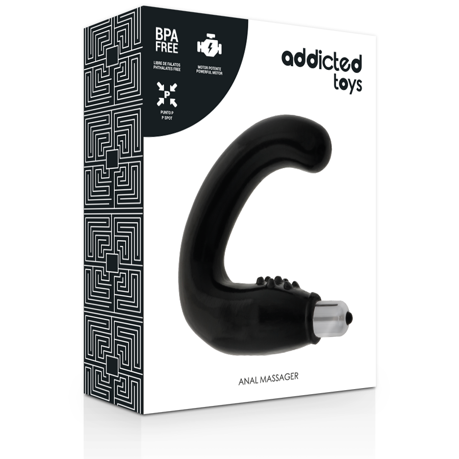 ADDICTED TOYS - Analmassager Schwarz
