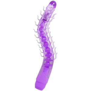 BAILE - FLEXI VIBE SENSUAL SPINE Biegsamer Vibrator Dildo Flieder 23,5 cm
