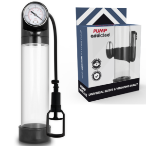 PUMP ADDICTED - Transparenter Vibrator RX9