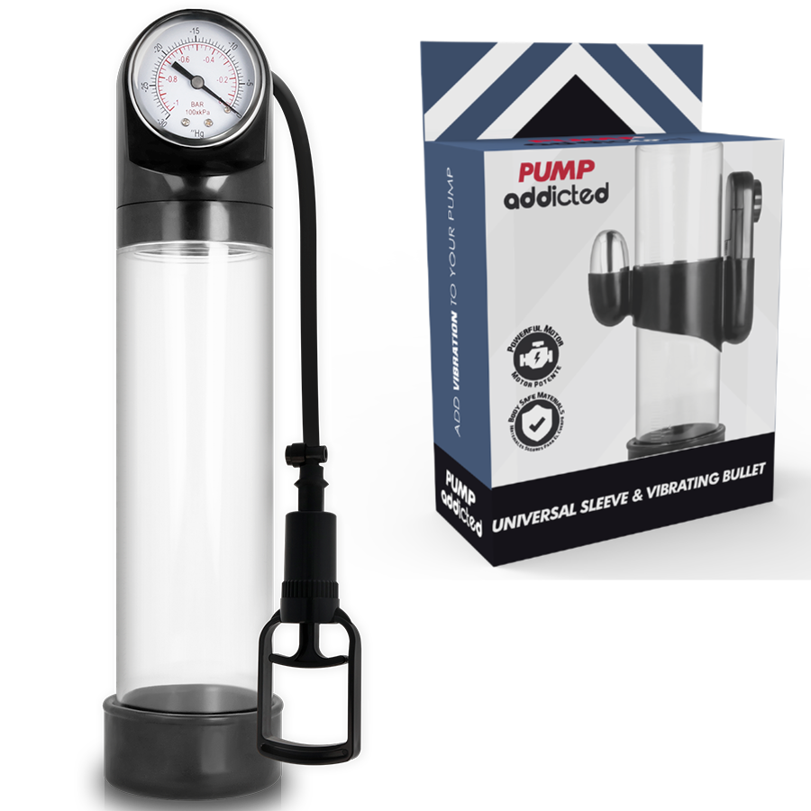 PUMP ADDICTED - Transparenter Vibrator RX9