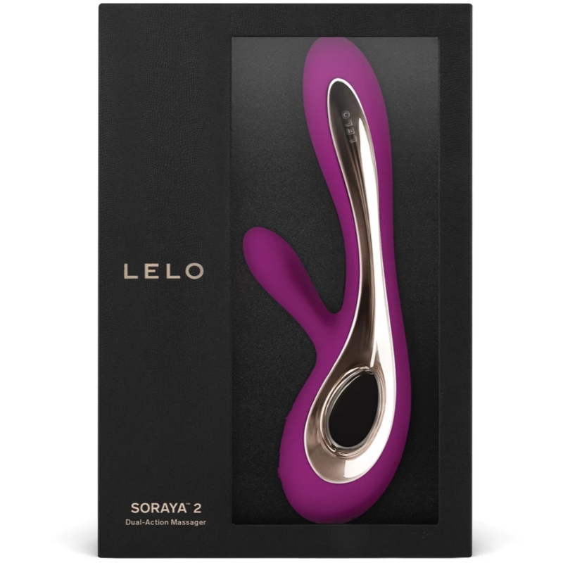 LELO - SORAYA 2 RABBIT VIBRATOR DEEP ROSE