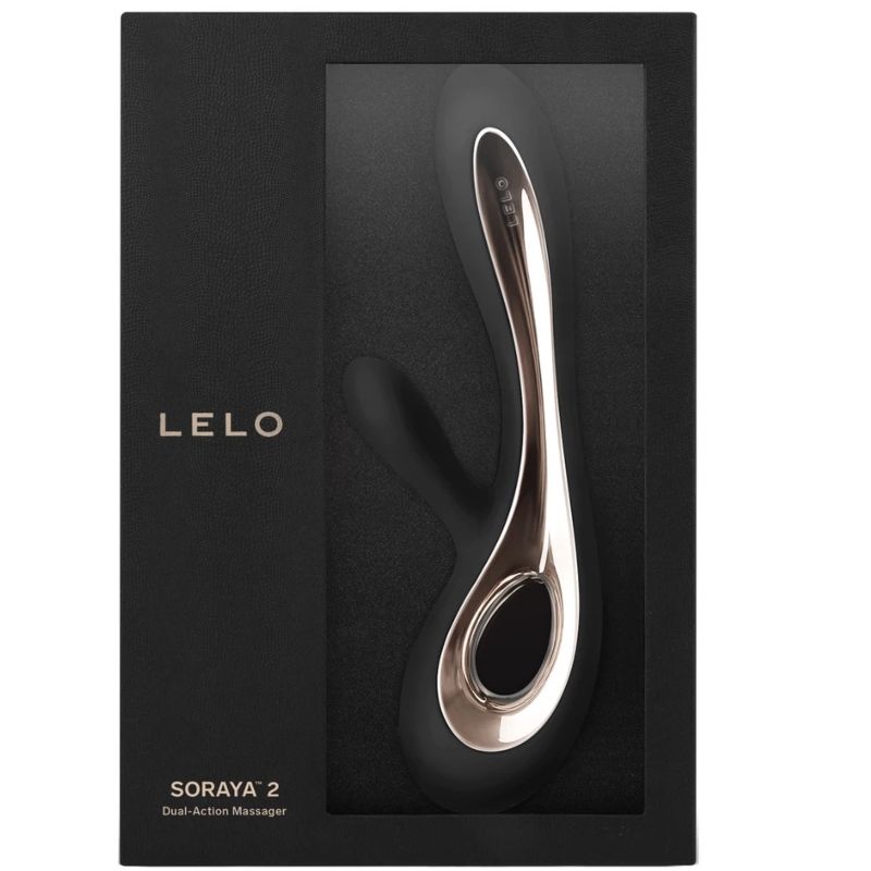 LELO - SORAYA 2 Schwarzer Kaninchenvibrator