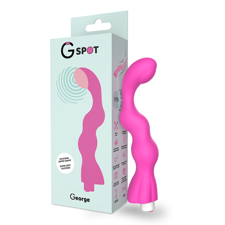 G-SPOT - GEORGE G-SPOT VIBRATOR GUM ROSA