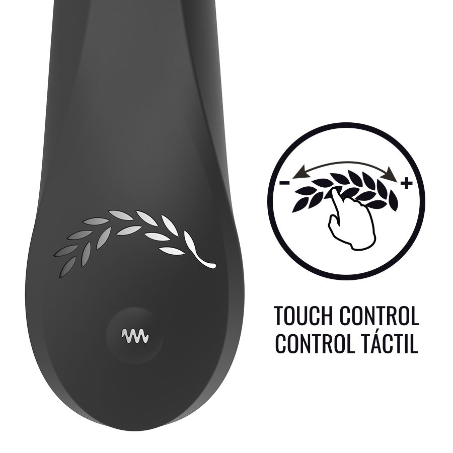 BLACK&SILVER - KEAN VIBRATOR mit Touch-Steuerung