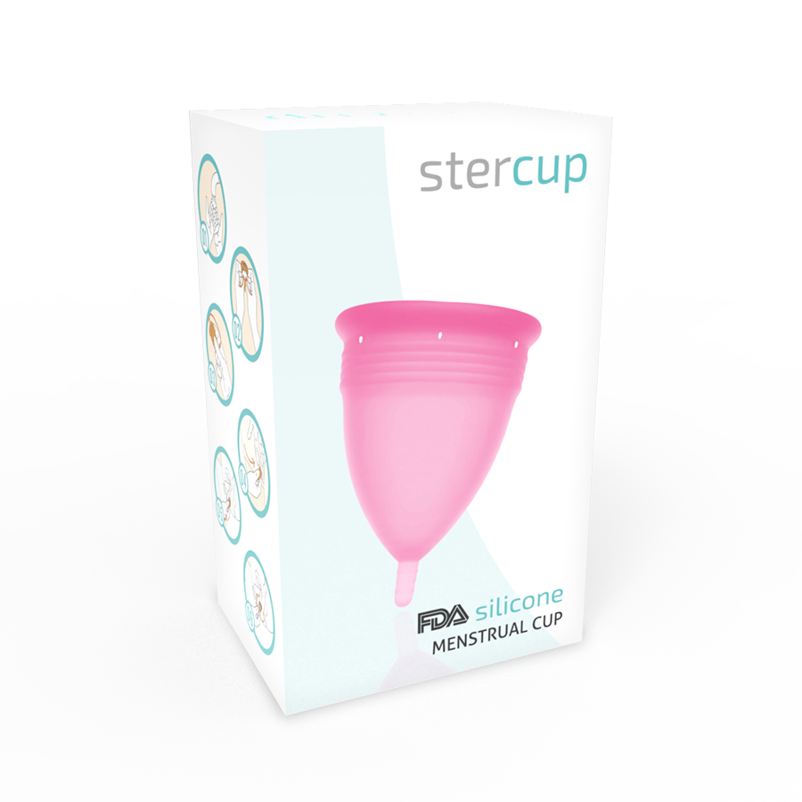 STERCUP - FDA Silikon-Menstruationstasse Rosa