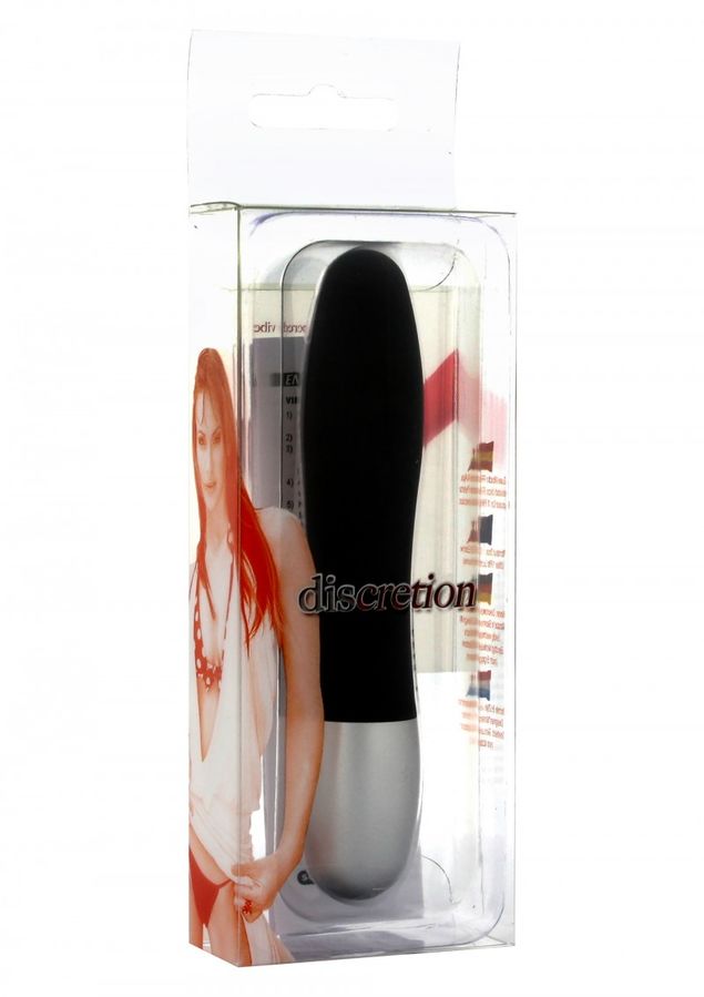 SEVEN CREATIONS - DISCRETION Schwarzer Vibrator