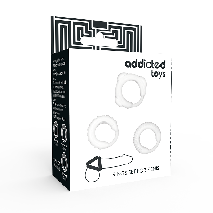 ADDICTED TOYS - C-RING-SET Klar