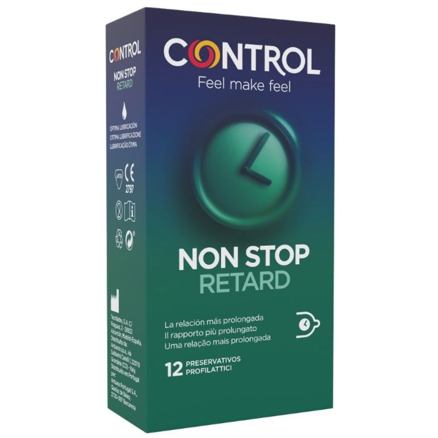 CONTROL - NON STOP RETARD KONDOME 12 STÜCK