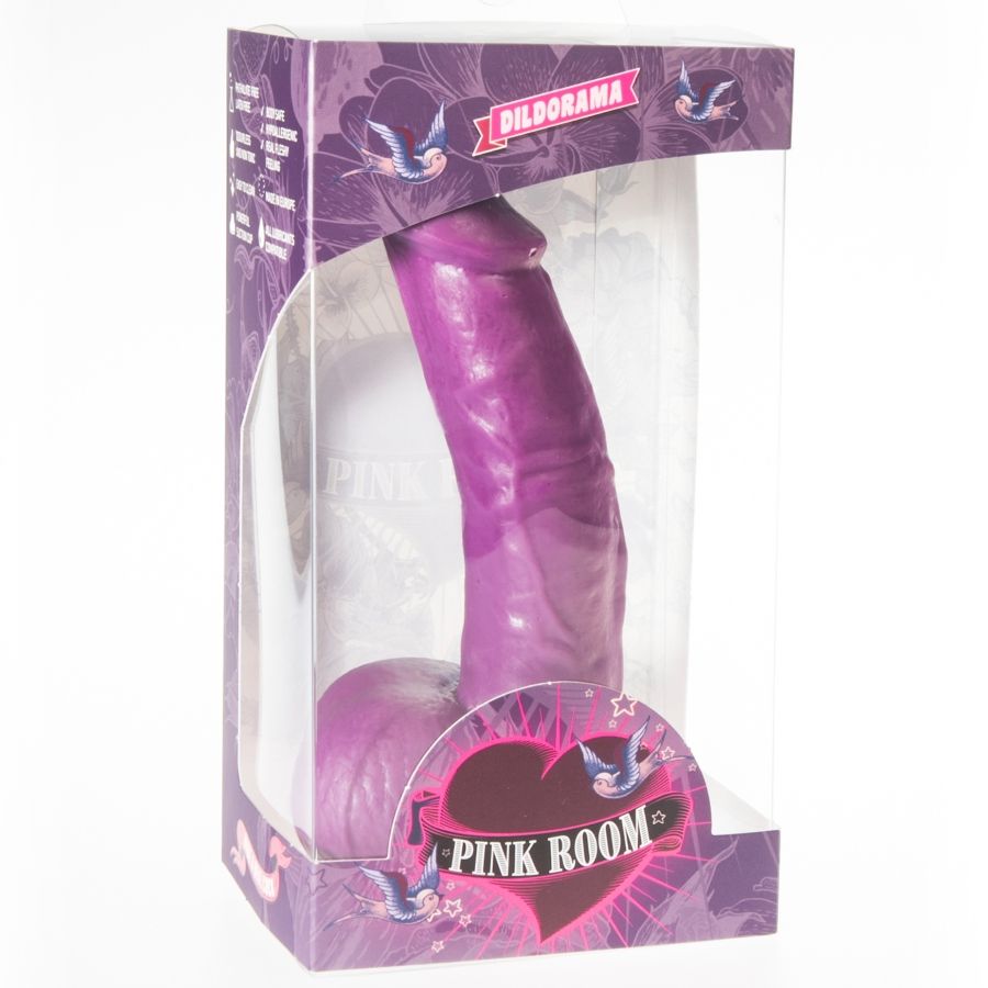 PINK ROOM - CONNOR realistischer Dildo Lila 16 cm