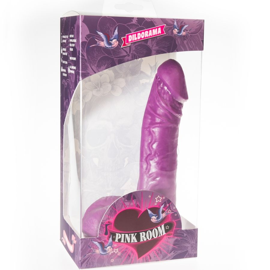 PINK ROOM - EBAN realistischer Dildo Lila 19 cm