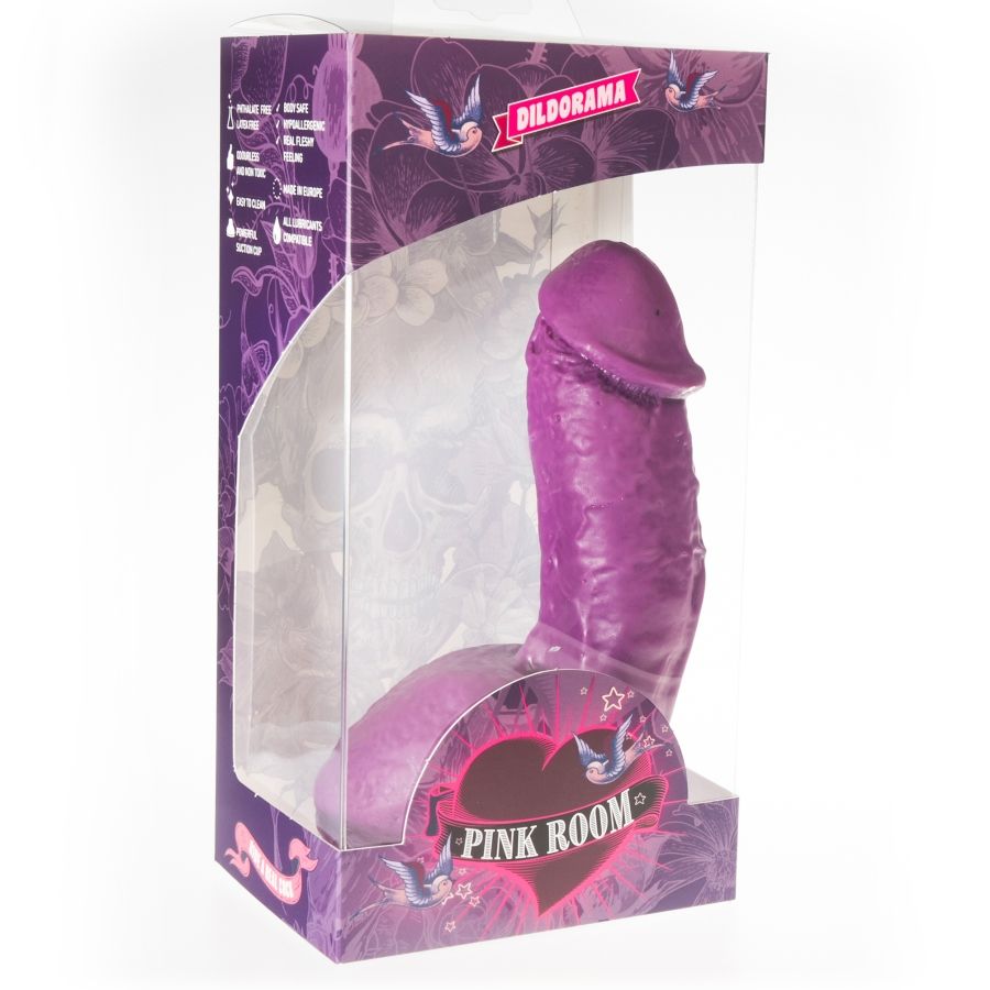 PINK ROOM - ELIAN realistischer Dildo Lila 17,5 cm