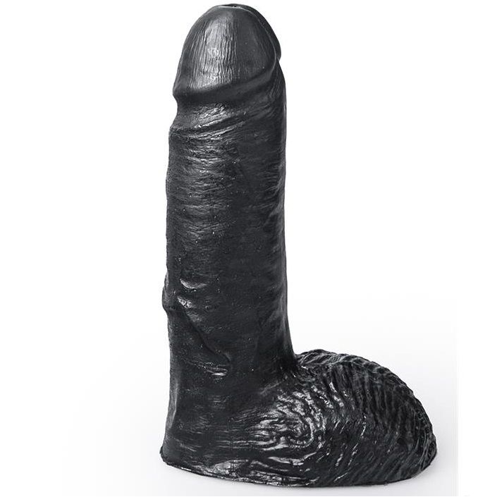 HUNG SYSTEM - Realistischer Dildo Schwarz Farbe CESAR 19 cm