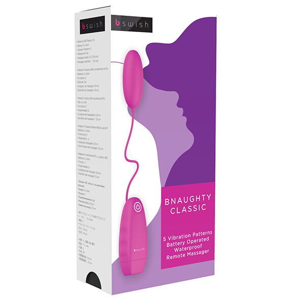 B SWISH - BNAUGHTY CLASSIC VIBRATIONS-KUGEL CERISE