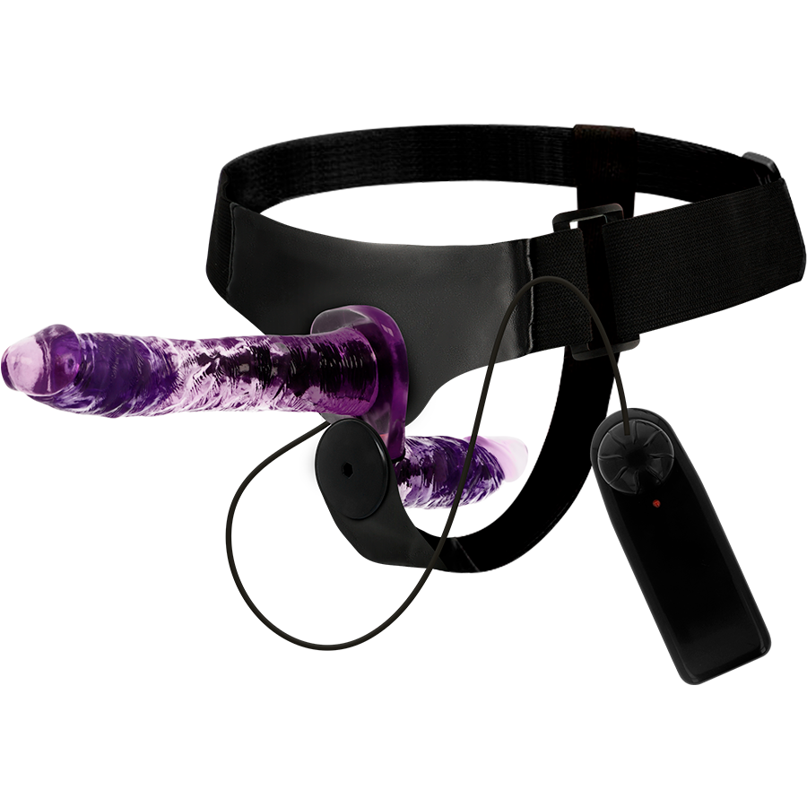 HARNESS ATTRACTION - RODNEY DOPPEL-DURCHDRINGUNGS-VIBRATOR 18 CM -O- 3,5 CM
