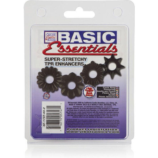 CALEXOTICS - BASIC ESSENTIALS 4ER-SET